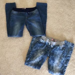 Girls size 12 LEE elastic waist denim pants/jeans